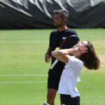 Nicolas Beuque et Alizé Cornet, Wimbledon 2022