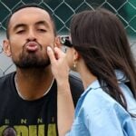 Nick Kyrgios et sa copine à Wimbledon 2022