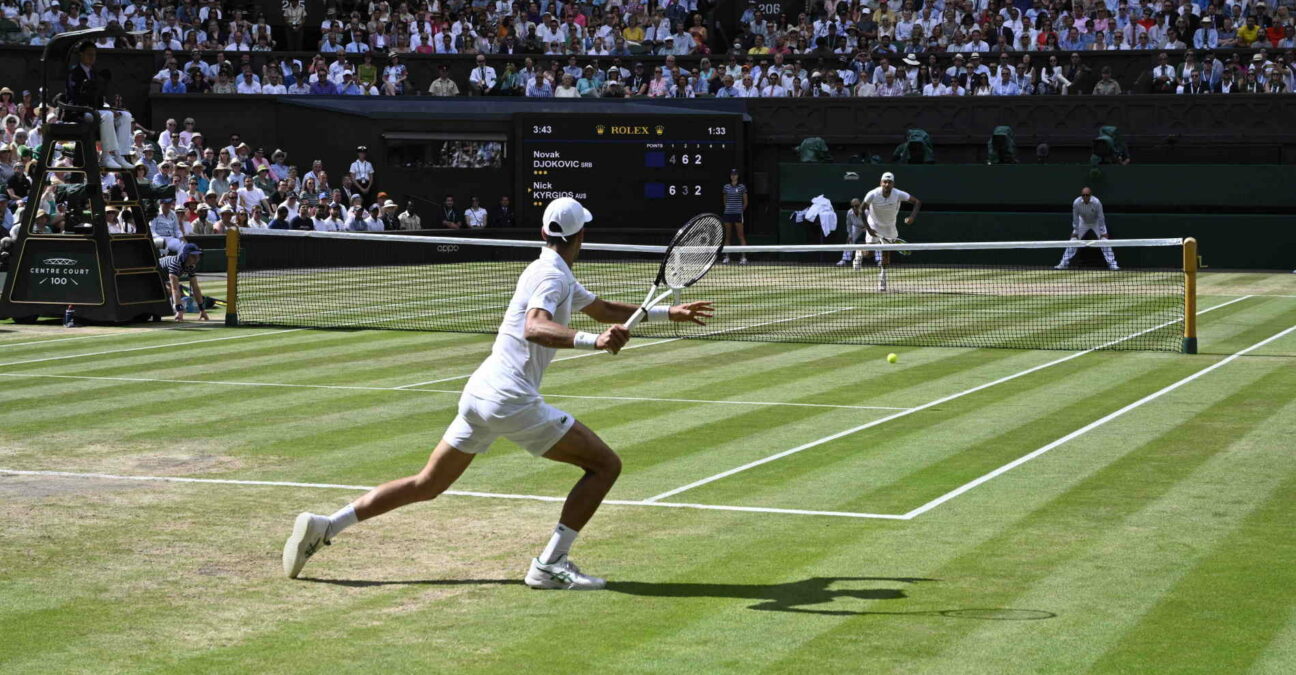 Novak Djokovic, Nick Kyrgios, Wimbledon 2022