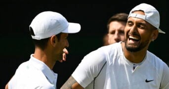 Novak Djokovic, Nick Kyrgios, Wimbledon 2022