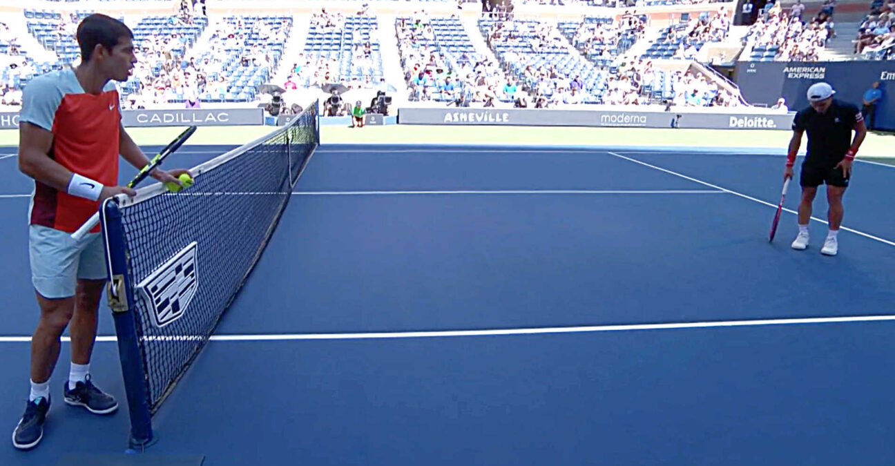 Carlos Alcaraz et Sebastian Baez, US Open 2022