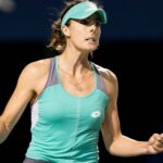 Alizé Cornet Toronto 2022 celebration