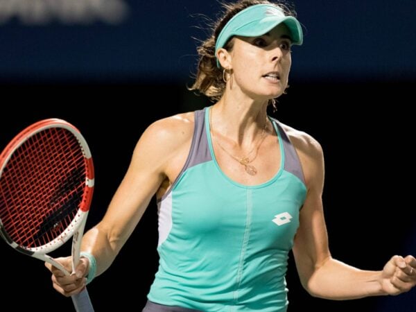 Alizé Cornet Toronto 2022 celebration