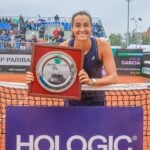 Caroline Garcia, à Varsovie en 2022