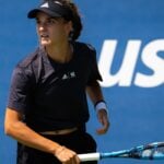 Clara Burel US Open 2022 forehand
