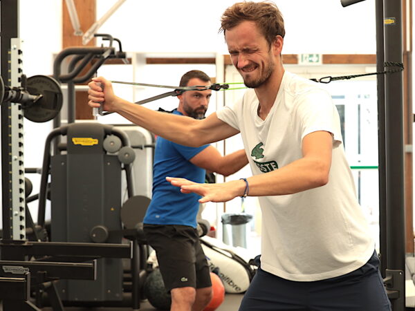 Eric Hernandez et Daniil Medvdev, 2022