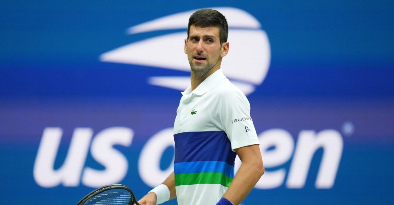 Novak Djokovic US Open 2022 tears