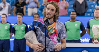 Stefanos Tsitsipas Cincinnati 2022 speech