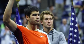 Carlos Alcaraz and Casper Ruud, US Open 2022