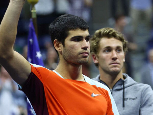 Carlos Alcaraz and Casper Ruud, US Open 2022