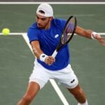Benjamin_Bonzi Coupe Davis 2022 backhand volley