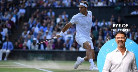 Roger Federer / Eye of the coach © Antoine Couvercelle / Panoramic / Tennis Majors