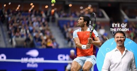 L'œil du coach : Patrick Mouratoglou sur Carlos Alcaraz | © Imago / Panoramic / Tennis Majors