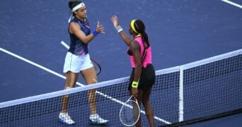 Caroline Garcia et Coco Gauff, Indian Wells 2021