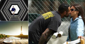 Nick Kyrgios et Costeen Hatzi, Wimbledon 2022