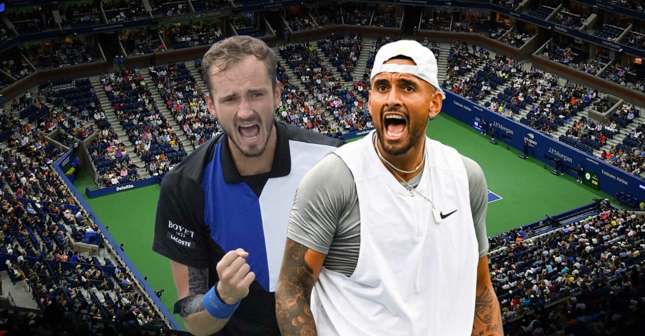 Daniil Medvedev et Nick Kyrgios
