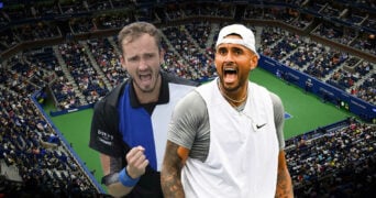 Daniil Medvedev et Nick Kyrgios