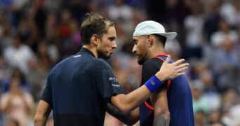 Daniil Medvedev et Nick Kyrgios, US Open 2022