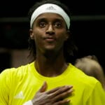 Mikael Ymer, après sa victoire contre Digo Schwartzman en Coupe Davis