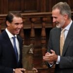 Rafael Nadal et le roi Felipe VI / Alcala de Henares © AI / Reuters / Panoramic