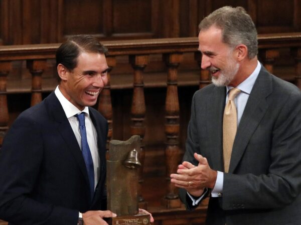 Rafael Nadal et le roi Felipe VI / Alcala de Henares © AI / Reuters / Panoramic