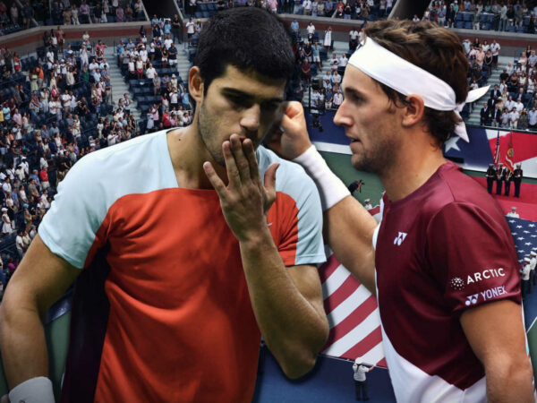 Carlos Alcaraz et Casper Ruud, US Open 2022
