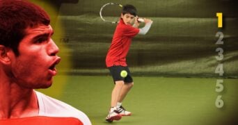 Carlos Alcaraz pour l'épisode 1 de la série de Tennis Majors