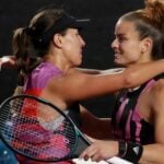 Jessica Pegula Maria Sakkari handshake after final in Guadalajara 2022