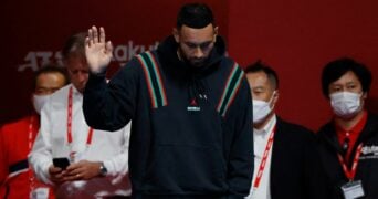 Nick Kyrgios après l'annonce de son forfait à Tokyo en 2022