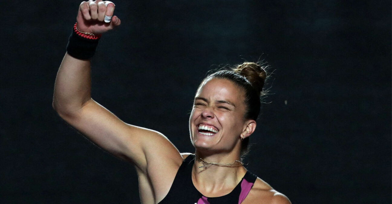 Maria Sakkari at the 2022 WTA Gaudalajara Open
