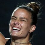 Maria Sakkari at the 2022 WTA Gaudalajara Open
