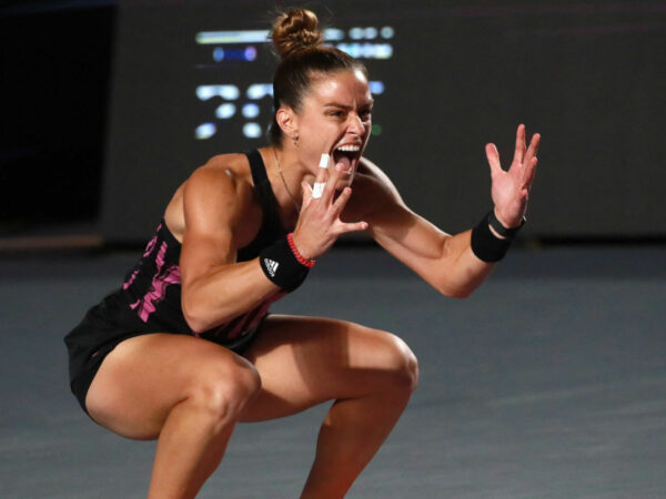 Maria Sakkari at the 2022 WTA Guadalajara Open