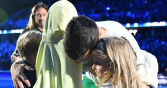 Djokovic célèbre sa victoire à Turin 2022