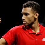Felix Auger-Aliassime Davis Cup celebrates pumping fist