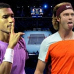Félix Auger-Aliassime et Andrey Rublev