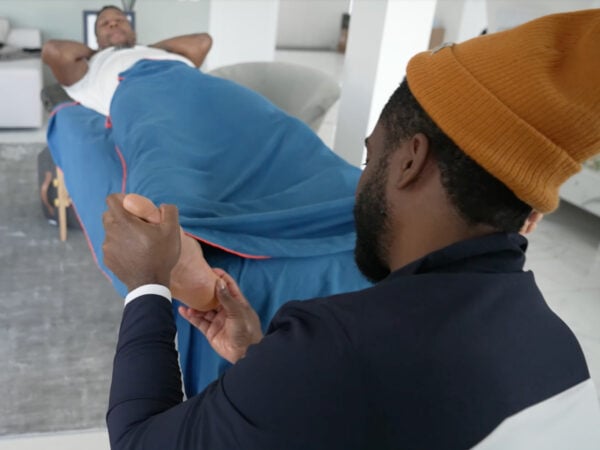 Gaël Monfils dans son vlog YouTube, novembre 2022