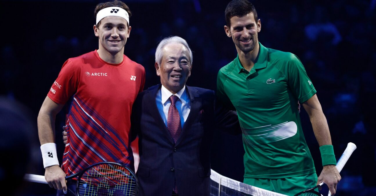 Casper Ruud et Novak Djokovic, ATP Finals 2022