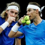 Rafael Nadal et Stefanos Tsitsipas, Laver Cup 2019