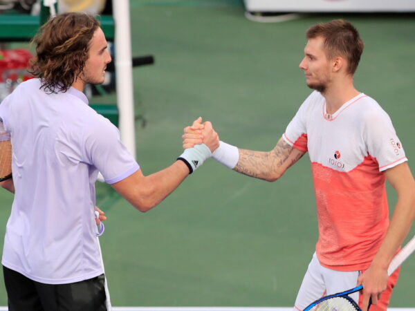 Alexander Bublik, Stefanos Tsitsipas, Dubai 2020