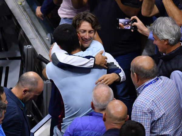 Juan-Carlos Ferrero et Carlos Alcaraz US Open 2022