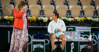 Marion Bartoli et Caroline Garcia à Roland-Garros
