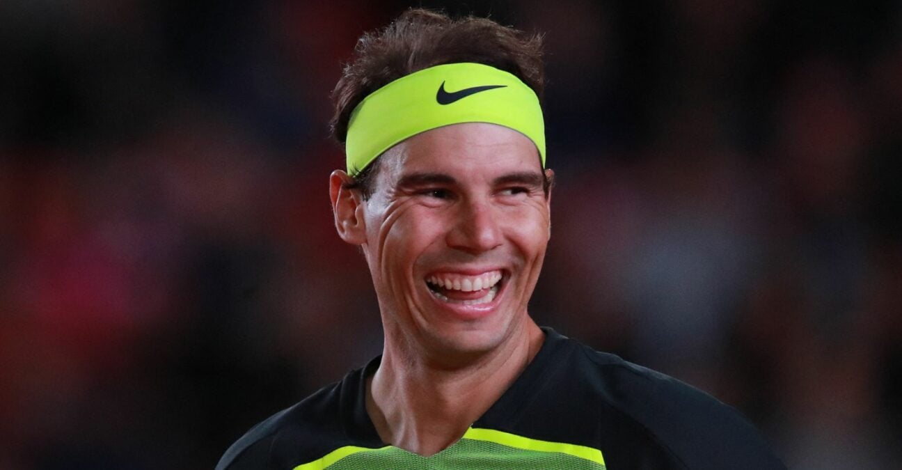 Rafael Nadal lors d'une exhibition au Mexique en novembre 2022
