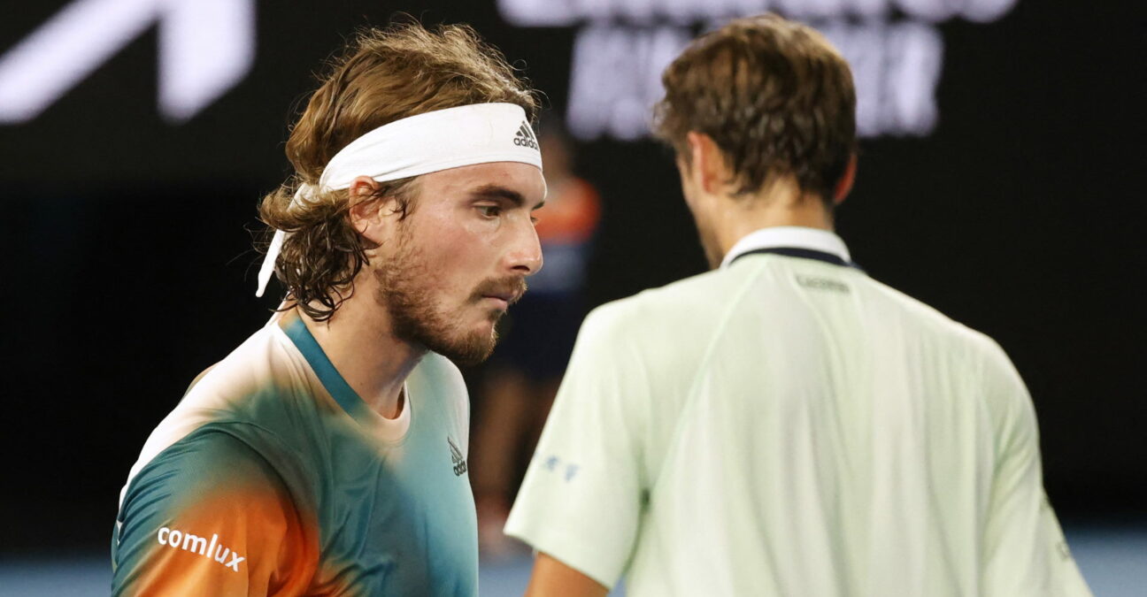 Stéfanos Tsitsipás, Daniil Medvedev, Open d'Australie 2022