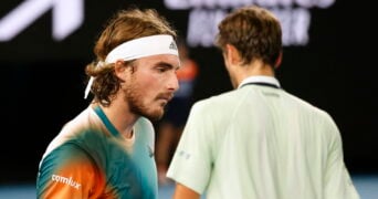 Stéfanos Tsitsipás, Daniil Medvedev, Open d'Australie 2022
