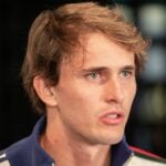 Alexander Zverev lors de la conférence de presse d'ImproVR à l'ISPO, 2022