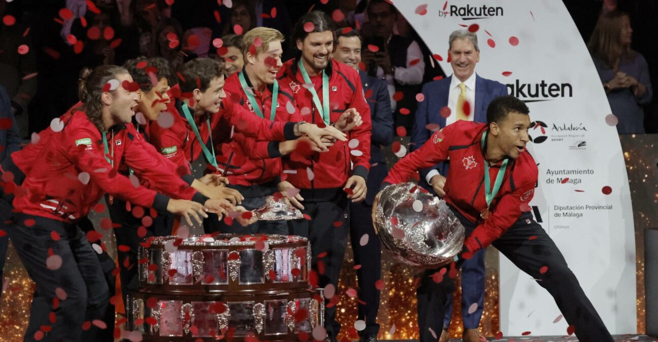 Canada Felix Auger-Aliassime coupe Davis Saladier d'argent David Haggerty 2022
