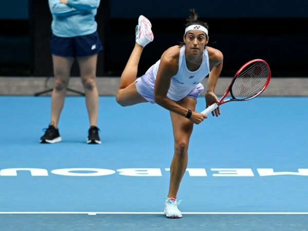 Caroline Garcia Open d'Australie entraînement service