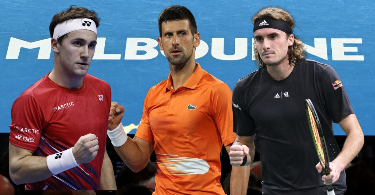 Ruud, Djokovic, Tsitispas, Open d'Australie 2023