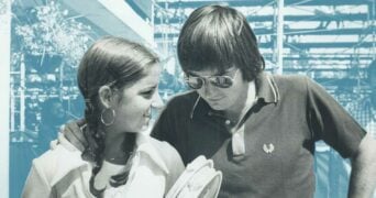 Chris Evert et Jimmy Connors, 1974
