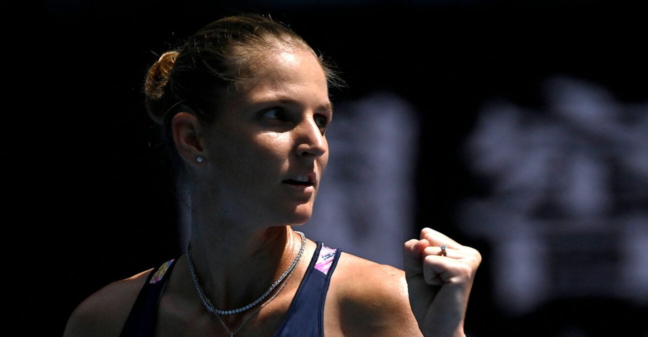 Karolina Pliskova at the 2023 Australian Open